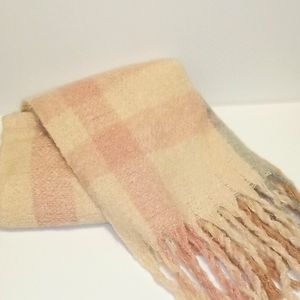 Beige, pink, nude scarf